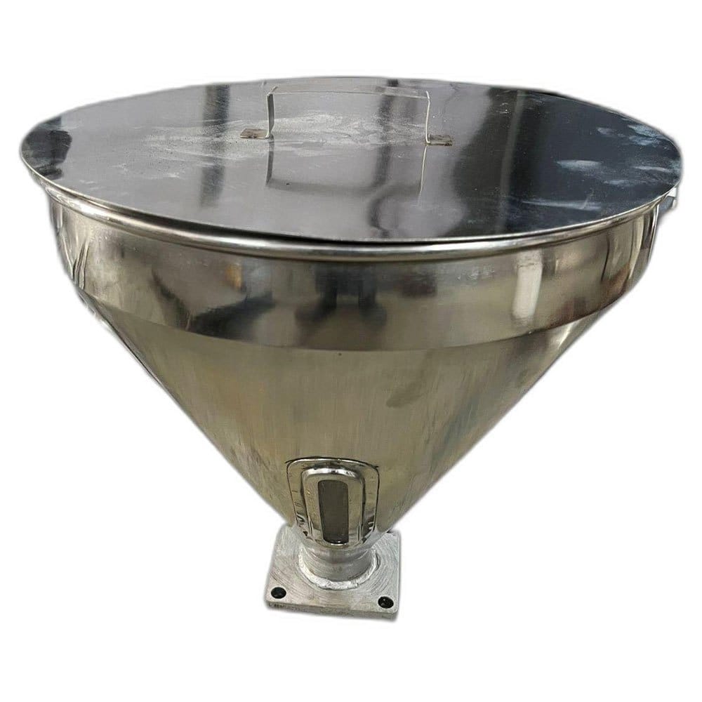 قیف استیل و گالوانیزه برای دستگاه تزریق پلاستیک و دستگاه گرانول