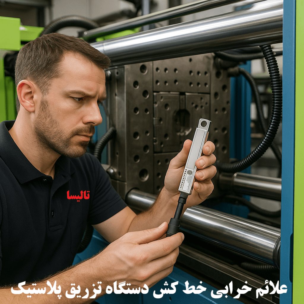 تشخیص و رفع خرابی خط کش اهمی در دستگاه‌های تزریق پلاستیک