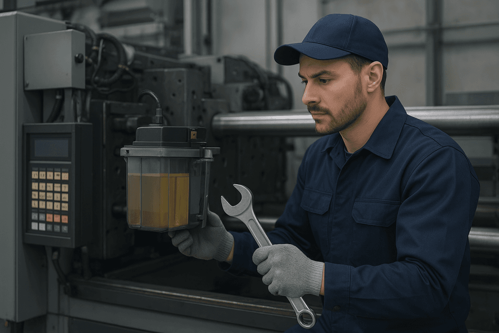 یونیت روغن دستگاه تزریق پلاستیک چیست؟ + آموزش تعویض آن