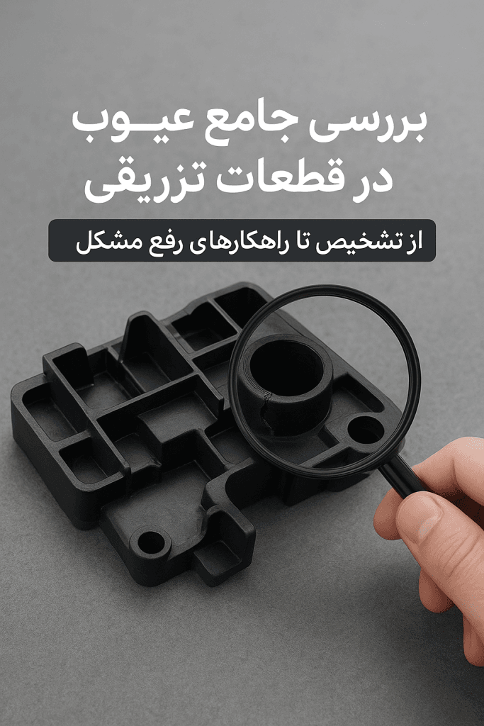بررسی جامع عیوب رایج در قطعات تزریقی: از تشخیص تا راهکارهای رفع مشکل بررسی جامع عیوب رایج در قطعات تزریقی: از تشخیص تا راهکارهای رفع مشکل