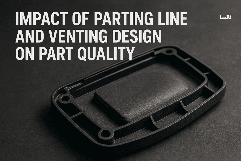 خط جدایش (Parting Line) و سیستم هوادهی (Venting): دو رکن حیاتی در کیفیت قطعات تزریق پلاستیک