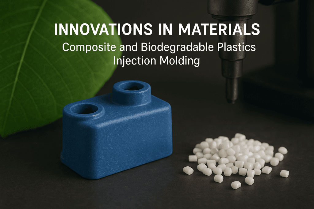 نوآوری‌ها در زمینه مواد: تزریق پلاستیک‌های کامپوزیتی و زیست‌تخریب‌پذیر