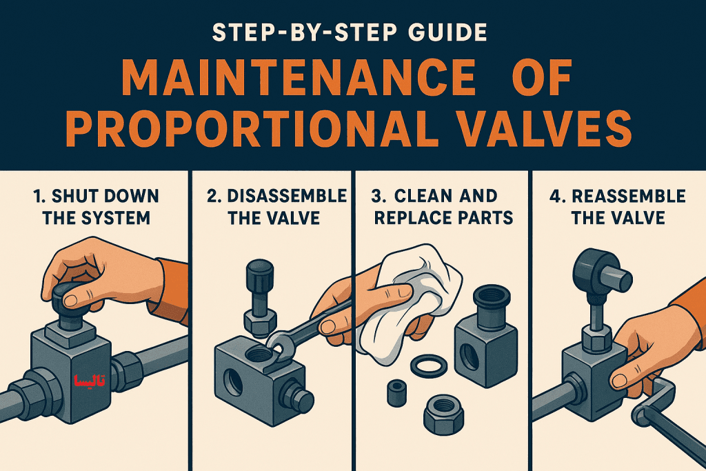 راهنمای گام به گام سرویس و نگهداری از شیرهای پروپرشنال (Proportional Valve) راهنمای گام به گام سرویس و نگهداری از شیرهای پروپرشنال (Proportional Valve)