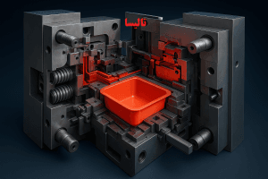 اجزای داخلی یک قالب تزریق پلاستیک