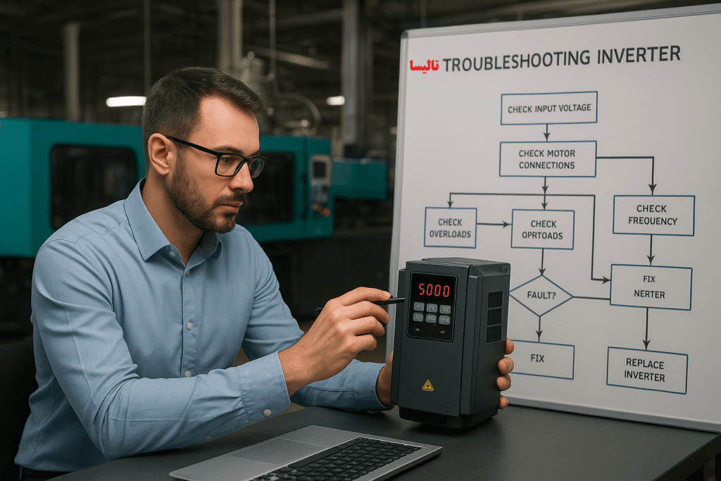 اینورتر ماشین تزریق پلاستیک: راهنمای جامع نصب، راهاندازی و عیبیابی اینورتر ماشین تزریق پلاستیک: راهنمای جامع نصب، راهاندازی و عیبیابی
