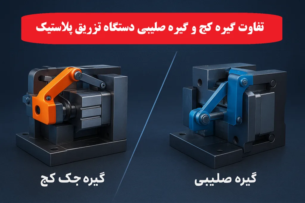 فرق گیره جک کج و گیره صلیبی دستگاه تزریق پلاستیک چیست؟ فرق گیره جک کج و گیره صلیبی دستگاه تزریق پلاستیک چیست؟