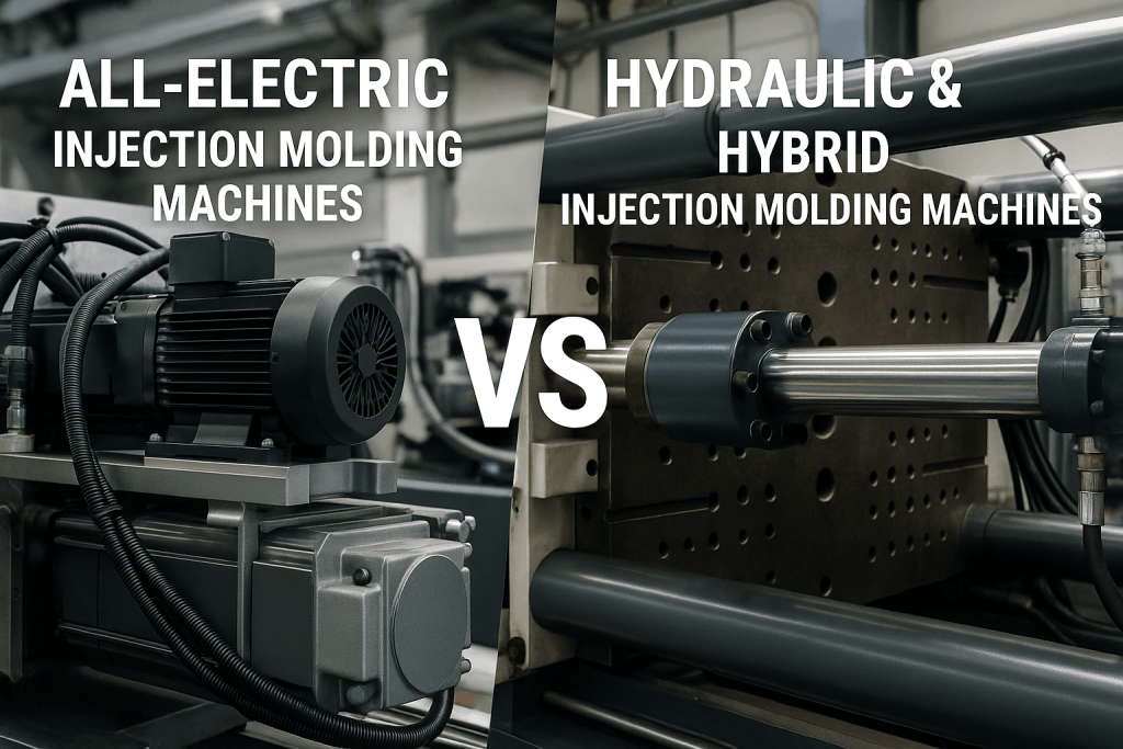 انتخاب بین ماشین‌های تزریق پلاستیک تمام‌برقی، هیدرولیکی و هیبریدی