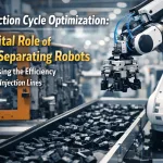 بهینه‌سازی چرخه تولید: نقش حیاتی ربات‌های جداکننده قطعه در افزایش راندمان خطوط تزریق پلاستیک
