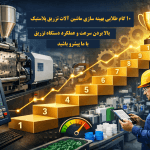 ده گام طلایی برای بهینه‌سازی عملکرد دستگاه تزریق پلاستیک در کارخانه شما